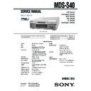mds-s40 service manual