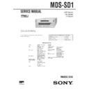 Sony MDS-SD1 Service Manual