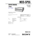 mds-sp55 service manual