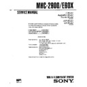 Sony MHC-2900, MHC-E60X Service Manual