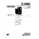 Sony MHC-3900, SS-H4900 Service Manual