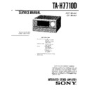 Sony MHC-7710D, TA-H7710D Service Manual