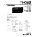 Sony MHC-7900, MHC-P100X, TA-H7900E Service Manual