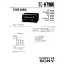 Sony MHC-7900, MHC-P100X, TC-H7900 Service Manual