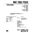 mhc-7900, mhc-p100x service manual