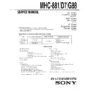 mhc-881, mhc-d7, mhc-g88 (serv.man2) service manual