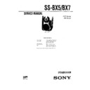 Sony MHC-BX5, SS-BX7 Service Manual
