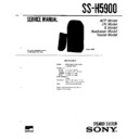 Sony MHC-E90X, SS-H5900 Service Manual