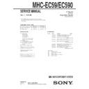 Sony MHC-EC59, MHC-EC590 Service Manual