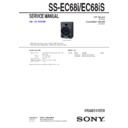 Sony MHC-EC68PI, MHC-EC78PI, SS-EC68I, SS-EC68IS Service Manual