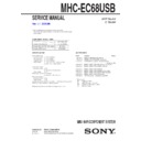 Sony MHC-EC68USB Service Manual