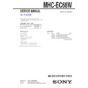 Sony MHC-EC68W Service Manual