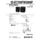 Sony MHC-EC709IP, MHC-EC909IP, SS-EC709IP, SS-WG909IP Service Manual