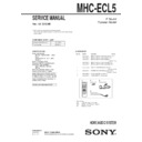 mhc-ecl5 service manual
