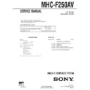 mhc-f250av service manual