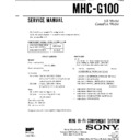 mhc-g100 service manual