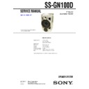 mhc-gn100d, mhc-gn90d, ss-gn100d service manual