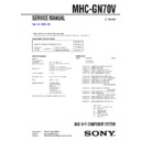 Sony MHC-GN70V Service Manual
