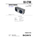mhc-gn88d, ss-ct88 service manual