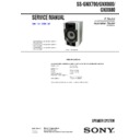 Sony MHC-GNX700, MHC-GNX800, SS-GNX700, SS-GNX800, SS-GNX880 Service Manual