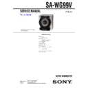 Sony MHC-GNZ444D, SA-WG99V Service Manual