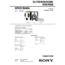 Sony MHC-GNZ7D, MHC-GNZ8D, MHC-GNZ9D, SS-CT9D, SS-RC9D, SS-RS9D, SS-WG9D Service Manual