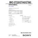 mhc-gt220, mhc-gt440, mhc-gt660 service manual