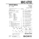 mhc-gt5d service manual