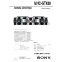 Sony MHC-GTX88 Service Manual