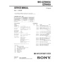 Sony MHC-GZR888DA, MHC-GZR999DA Service Manual