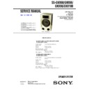 Sony MHC-LX10000, SS-GNX100, SS-GNX60, SS-GNX66, SS-GNX88 Service Manual