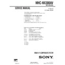Sony MHC-NX300AV Service Manual