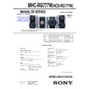 mhc-rg777w service manual