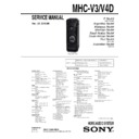 mhc-v3, mhc-v4d service manual