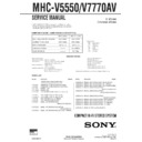 mhc-v5550, mhc-v7770av service manual