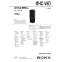 mhc-v6d service manual