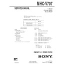 Sony MHC-V707 Service Manual