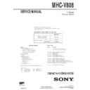 Sony MHC-V808 Service Manual