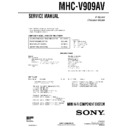 Sony MHC-V909AV Service Manual