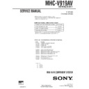 mhc-v919av service manual
