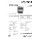 Sony MHC-VX3 (serv.man2) Service Manual