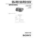 Sony MHC-VX77, MHC-VX77J, SS-RS155 Service Manual