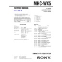 mhc-wx5 (serv.man2) service manual