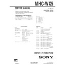 mhc-wx5 service manual