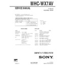 mhc-wx7av service manual