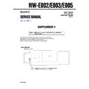 nw-e002, nw-e003, nw-e005 (serv.man2) service manual