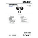 nw-e8p service manual