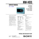 nw-hd3 service manual
