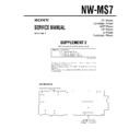Sony NW-MS7 (serv.man3) Service Manual