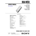 nw-ms9 service manual